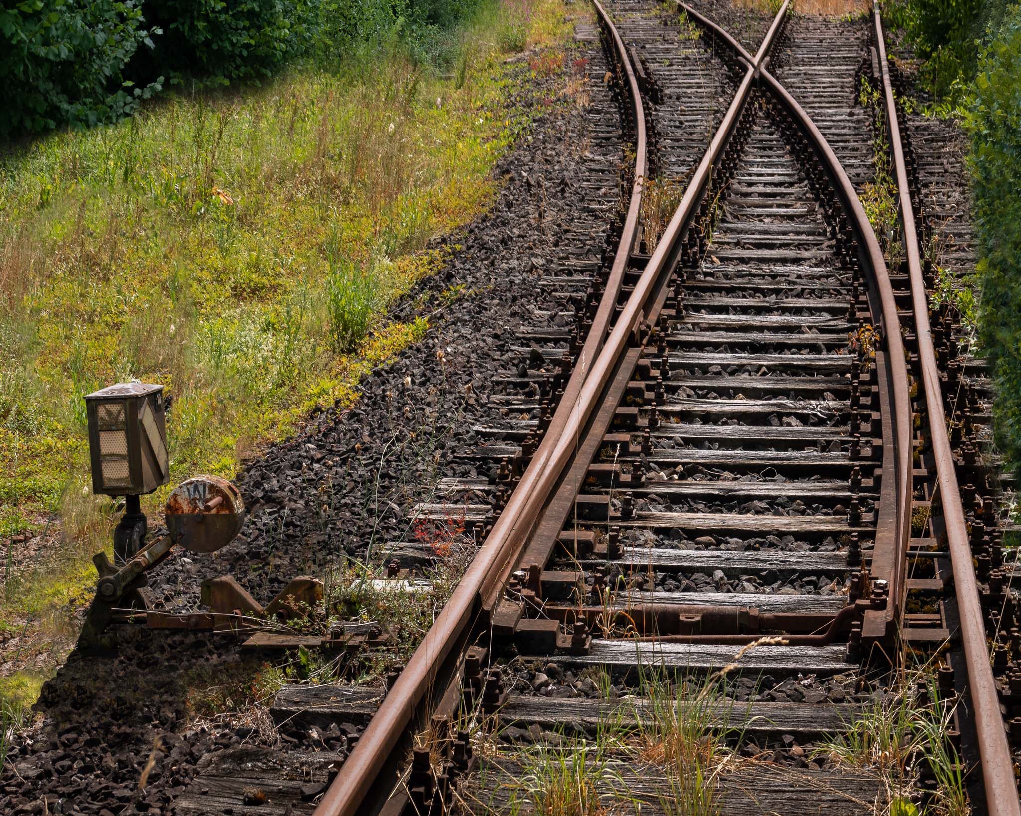 alte Eisenbahnweiche