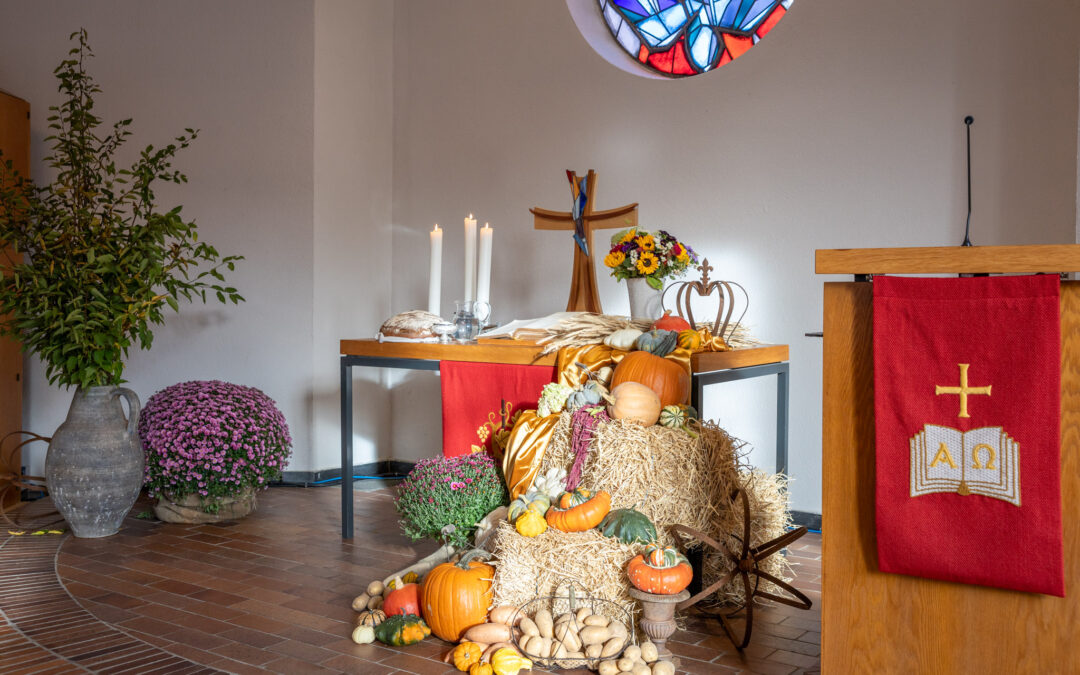 Einladung zum Erntedank-Gottesdienst